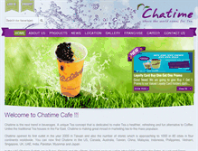 Tablet Screenshot of chatimecafe.com